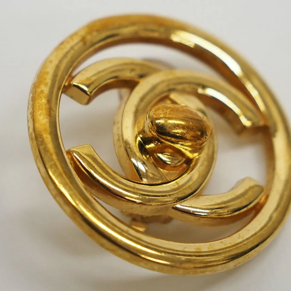 CHANEL Gold Earrings